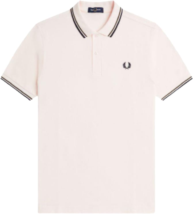 Fred Perry Twin tipped shirt Oranje Oranje