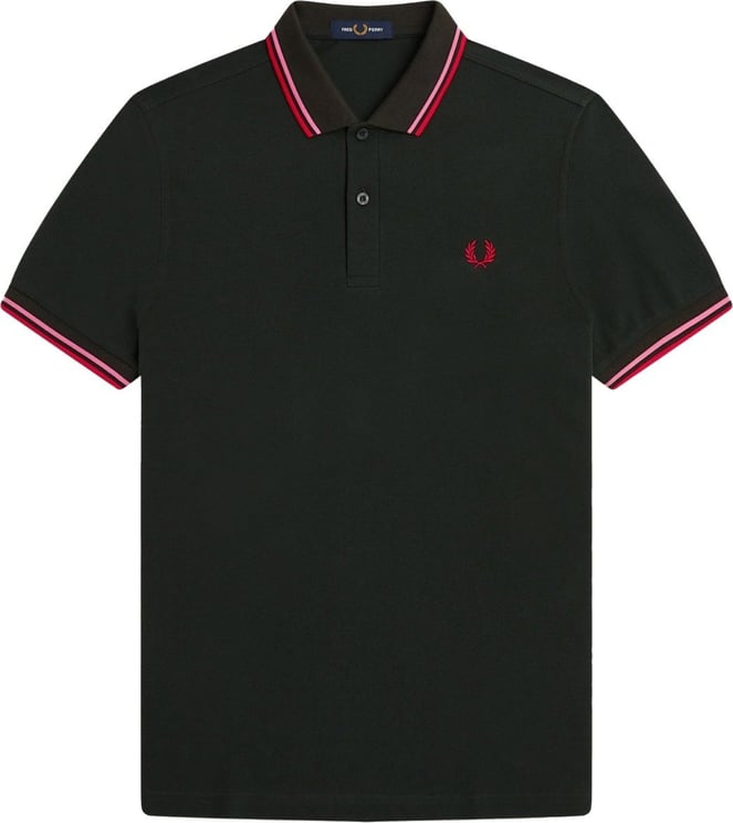 Fred Perry Twin tipped shirt Groen