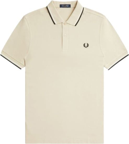 Fred Perry Twin tipped shirt Beige