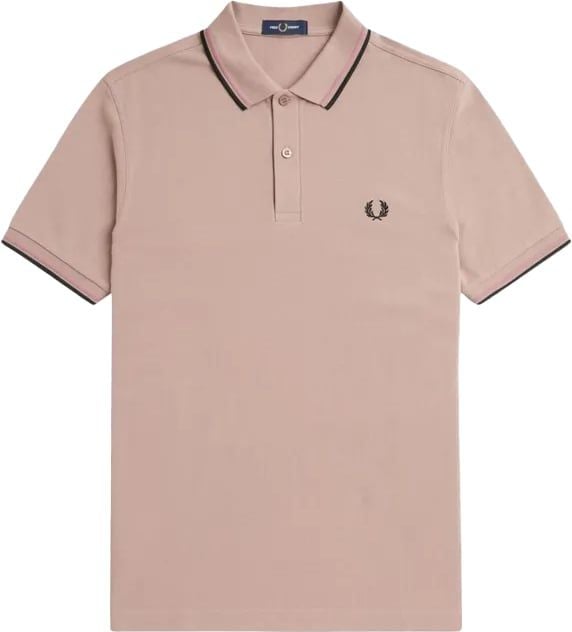 Fred Perry Twin tipped shirt Roze Roze