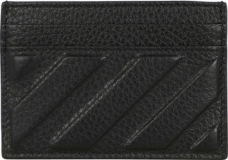 OFF-WHITE d diag card case black no color Zwart