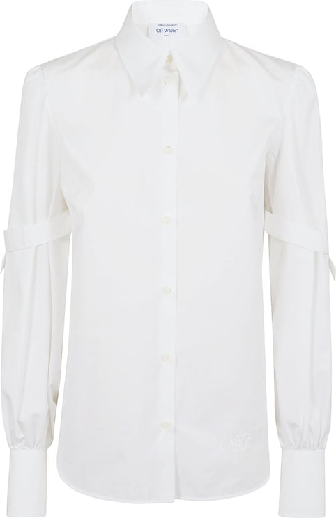 OFF-WHITE popline straps shirt Wit