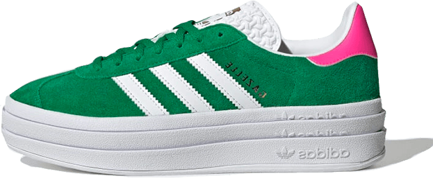 Adidas Adidas Gazelle Bold Green Lucid Pink Wit