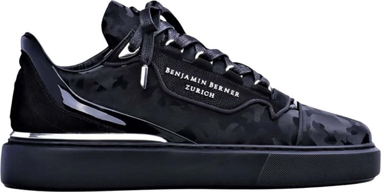 Benjamin Berner Raphael Sneakers Zwart Raphael Black Calfskin Zwart