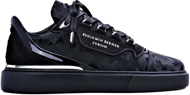 Benjamin Berner Raphael Sneakers Zwart Raphael Black Calfskin Zwart