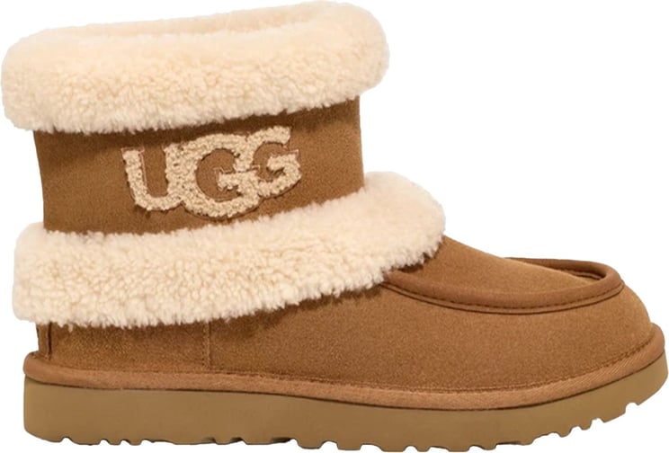 UGG Ultra mini fluff boots cognac Bruin