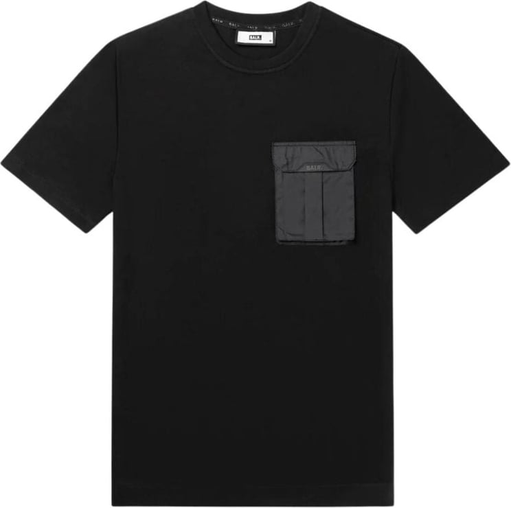BALR Q-cargo T-shirts Zwart Q Cargo T-shirt Jet Black Zwart