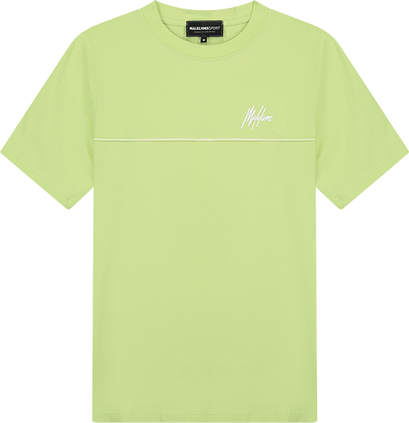 Malelions Sport Counter T-Shirt - Lime