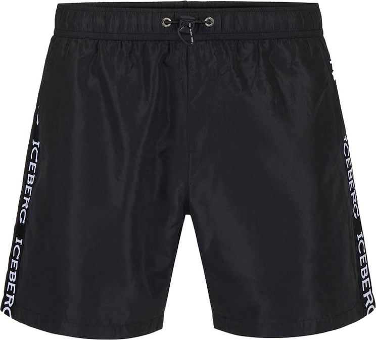 Iceberg Swim trunks with logo Zwart