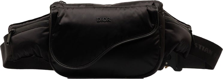 Dior Nylon Saddle Universe Belt Bag Zwart