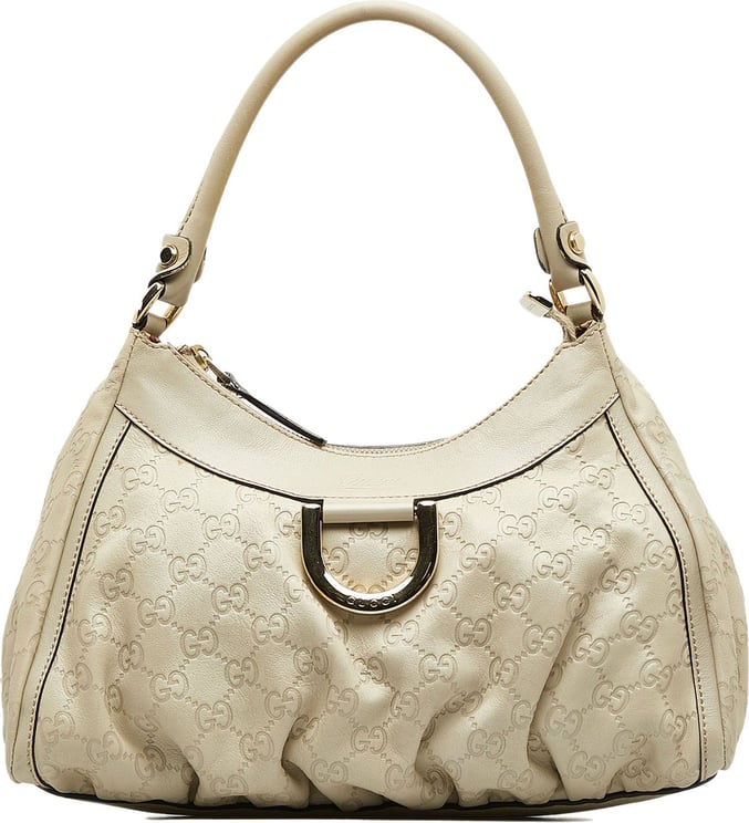 Gucci Guccissima Abbey D-Ring Shoulder Bag Wit