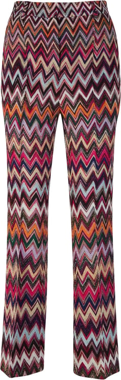 Missoni Wide Multicolor Joggers Paars