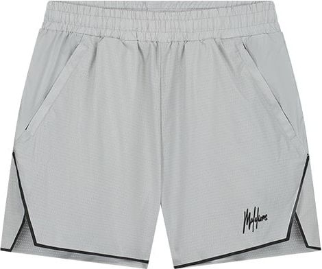 Malelions Malelions Sport Active Mesh Shorts - Light Grey Grijs