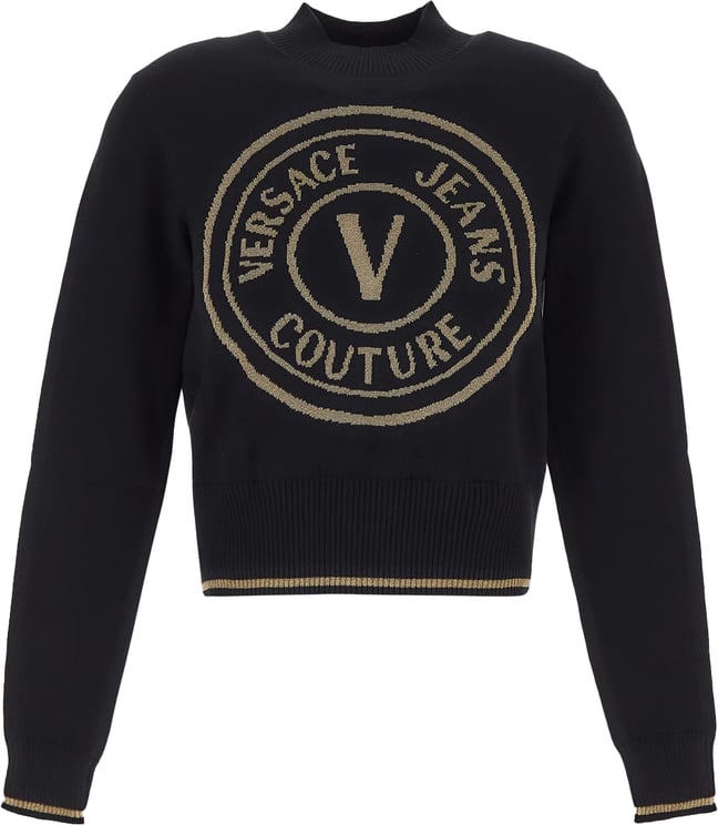 Versace Jeans Couture Logo Knit Zwart