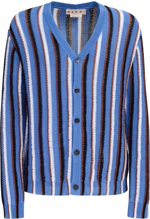 Marni Marni Sweaters Blue Blauw