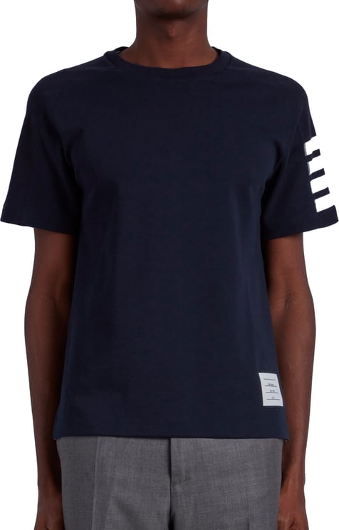 Thom Browne Thom Browne T-shirts and Polos Blue Blauw