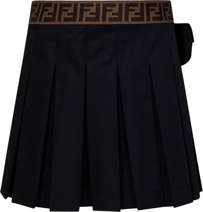 Fendi FENDI KIDS Skirts Black Zwart