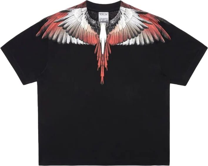 Marcelo Burlon Icon Wings T-shirt B Zwart