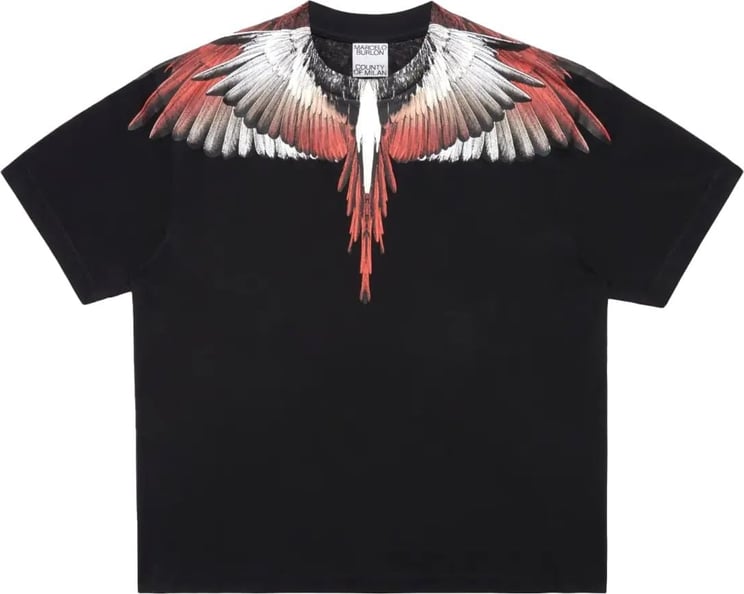 Marcelo Burlon Icon Wings T-shirt B Zwart