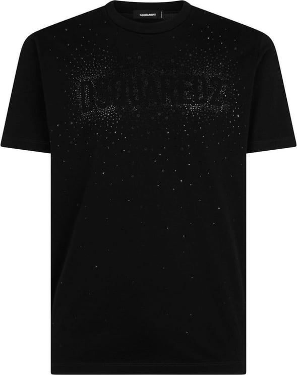 Dsquared2 T-shirts and Polos Black Black Zwart