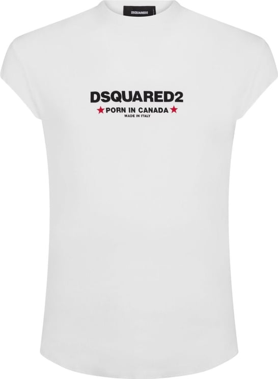 Dsquared2 T-shirts and Polos White White Wit
