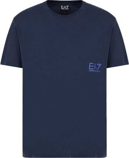 EA7 Jersey T-Shirt navy blue Blauw