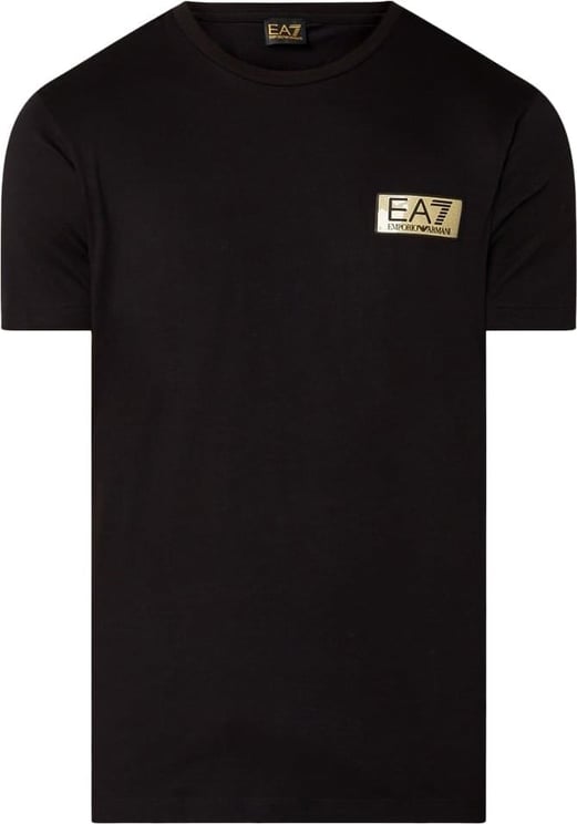 EA7 T-Shirt Casual zwart Zwart