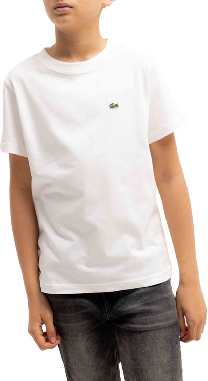 Lacoste Small Logo T-Shirt Kids Wit Wit