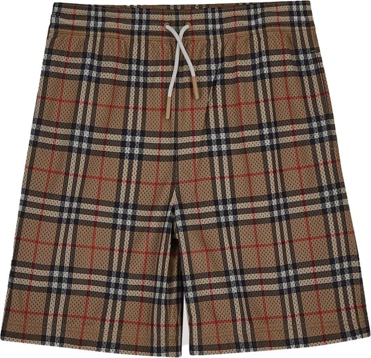 Burberry Check Shorts Beige