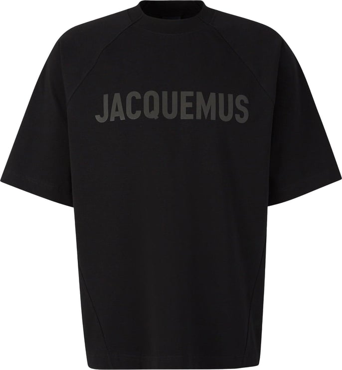 Jacquemus Logo Cotton T-Shirt Zwart
