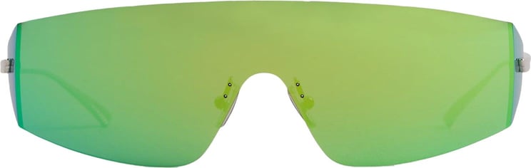 Bottega Veneta Oval Sunglasses Groen
