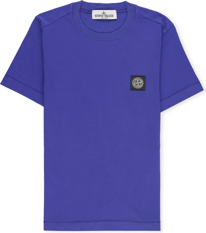 Stone Island Junior T-shirts And Polos Blue Blauw