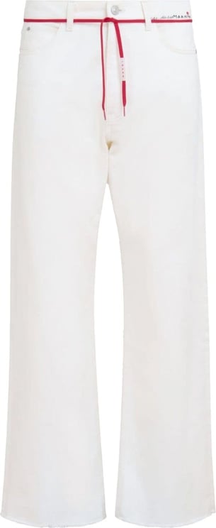 Marni jean droit a taille nouee Beige