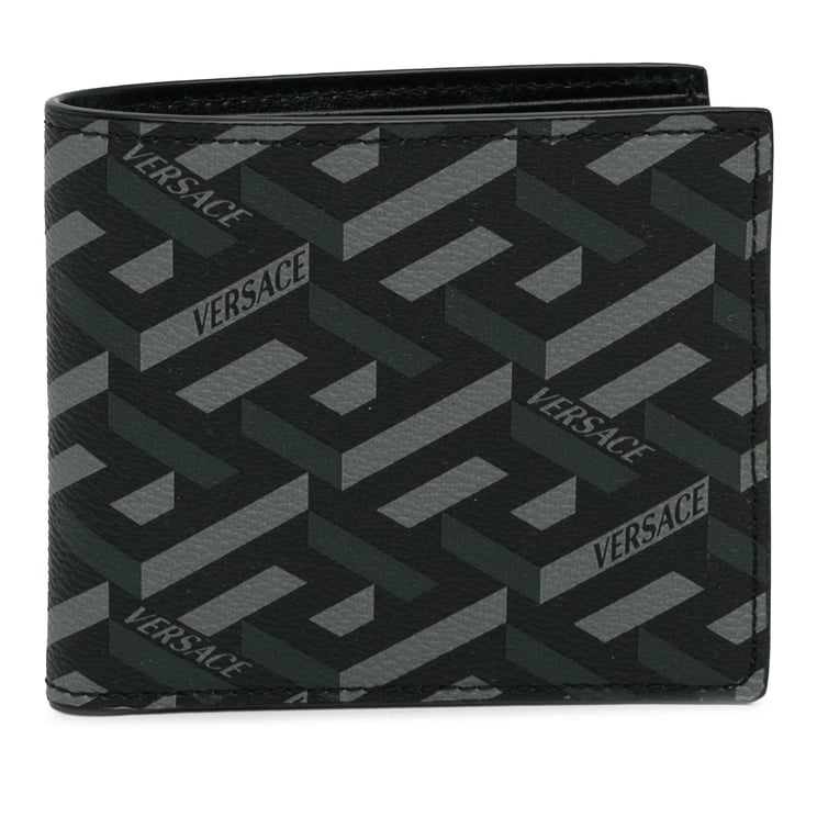 Versace La Greca Small Wallet Zwart