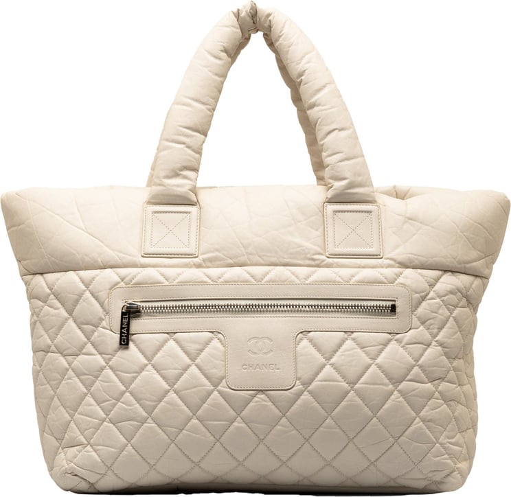 Chanel Coco Cocoon Tote Wit