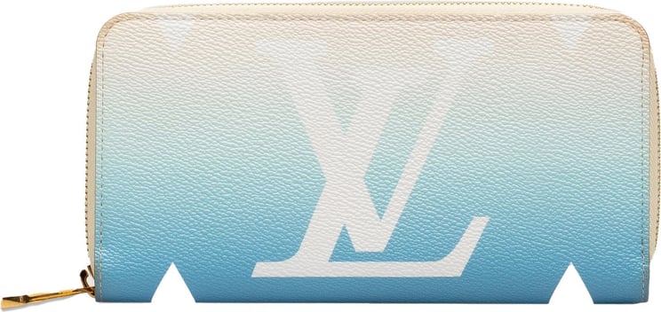 Louis Vuitton Monogram Giant By The Pool Zippy Wallet Blauw