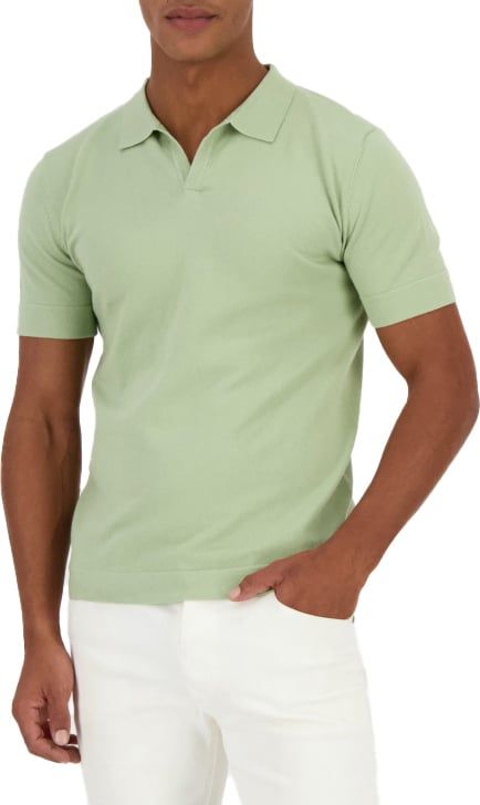 Radical polo buttonless olive green Groen