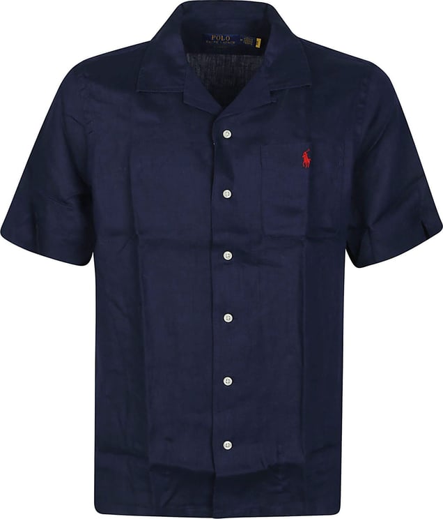 Ralph Lauren Short Sleeve Sport Shirt Blue Blauw
