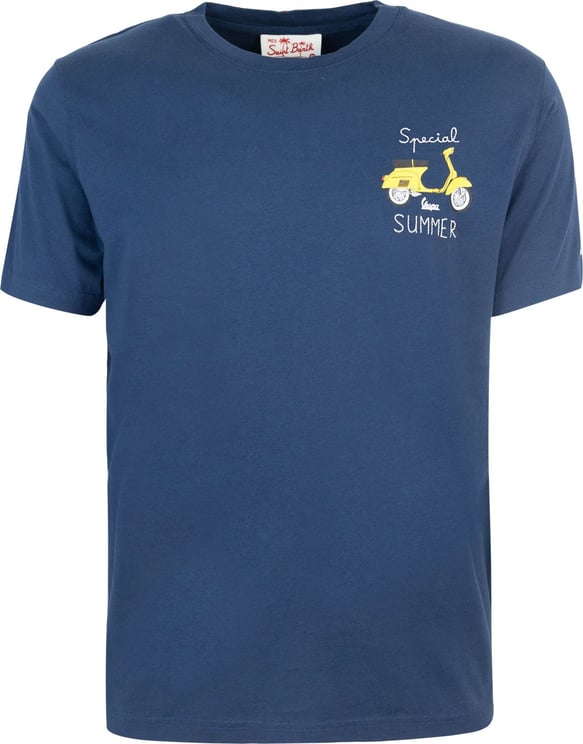 MC2 Saint Barth MC2 Saint Barth T-shirts and Polos Blue Blauw