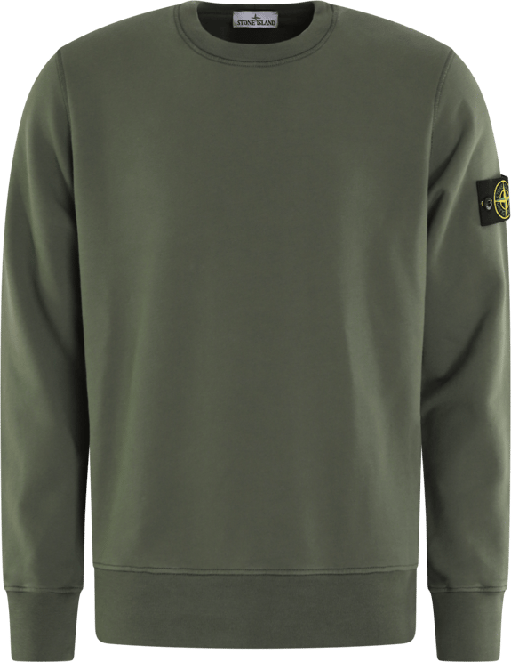Stone Island Heren Logo-Patch Sweater Groen Groen