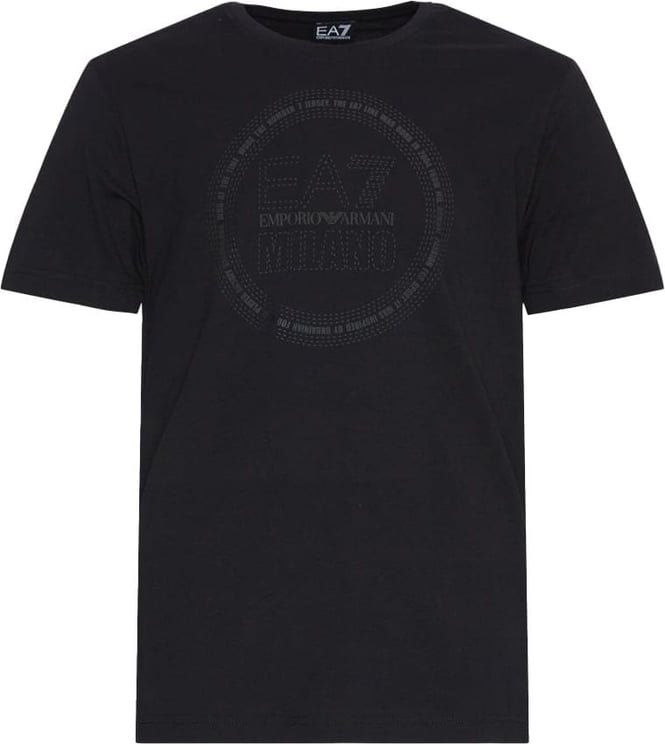 EA7 T-shirt slimfit Zwart