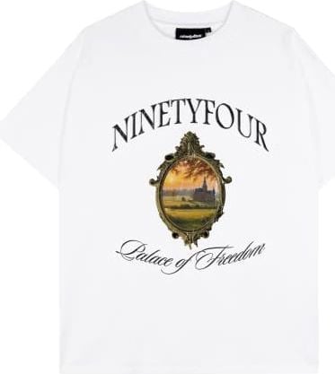 Ninetyfour painting t-shirt Wit