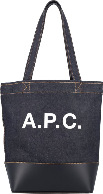 A.P.C. TOTE AXEL SMALL Blauw