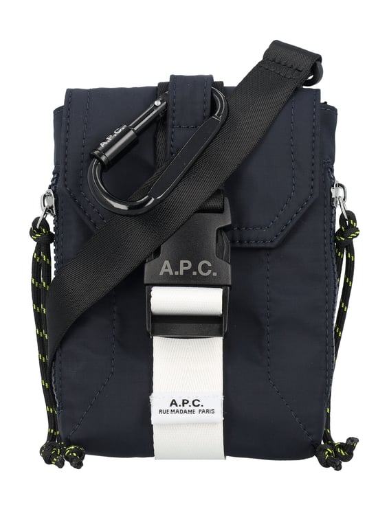 A.P.C. CROSSBODY POUCH TREK Blauw