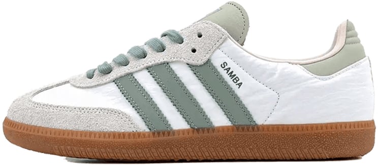 Adidas Adidas Samba OG Cloud White Silver Green Divers