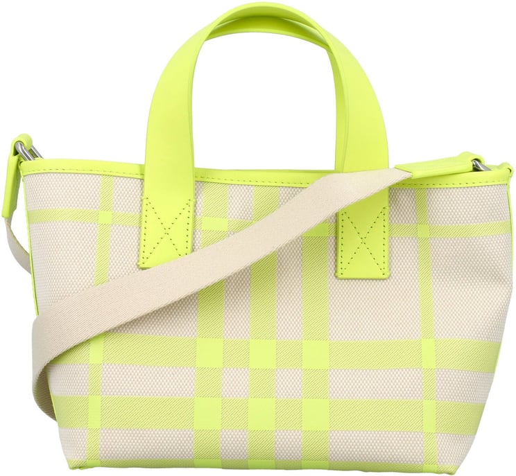 Burberry TOTE BAG CHECK Geel