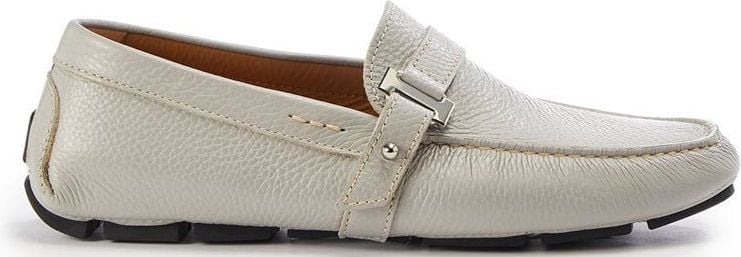 Iceberg Leather loafers with logo Divers