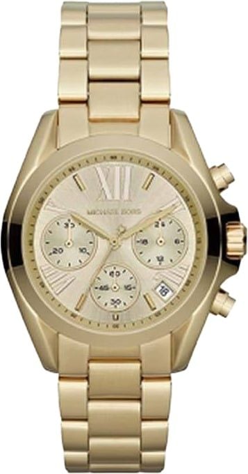 Michael Kors MK5798 horloge dames goldplated chronograaf 38 mm kast met datum functie Divers
