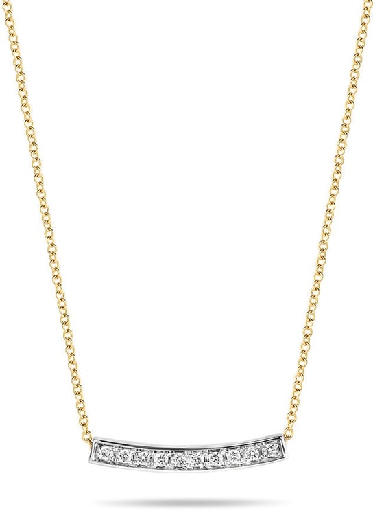 Blush 3605BDI Collier 14 krt geelgoud met diamant Divers