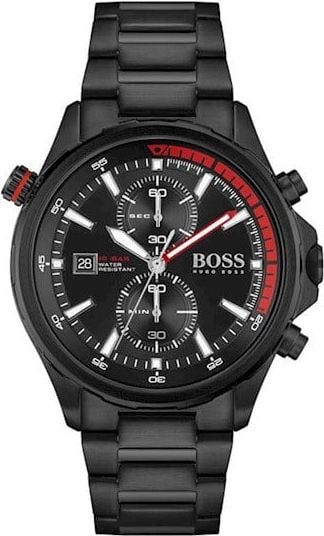 Hugo Boss BOSS Horloge Heren HB1513825 Staal Zwart Chronograaf Divers